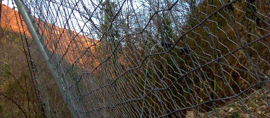 Pannello di rete in fune a nodi intrecciati “RI”